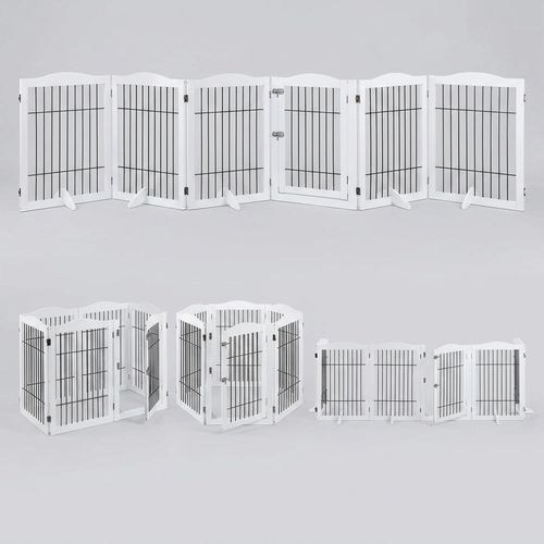 6-Panel Freestanding Gate